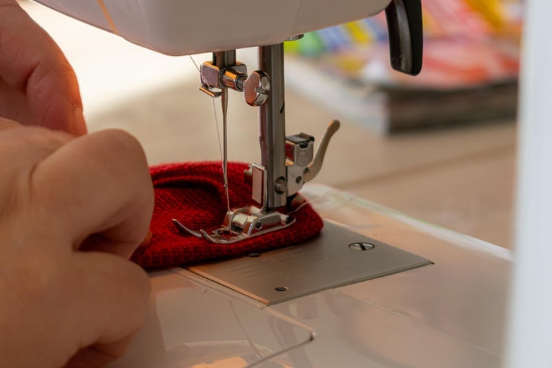 Recycled textiles sewing